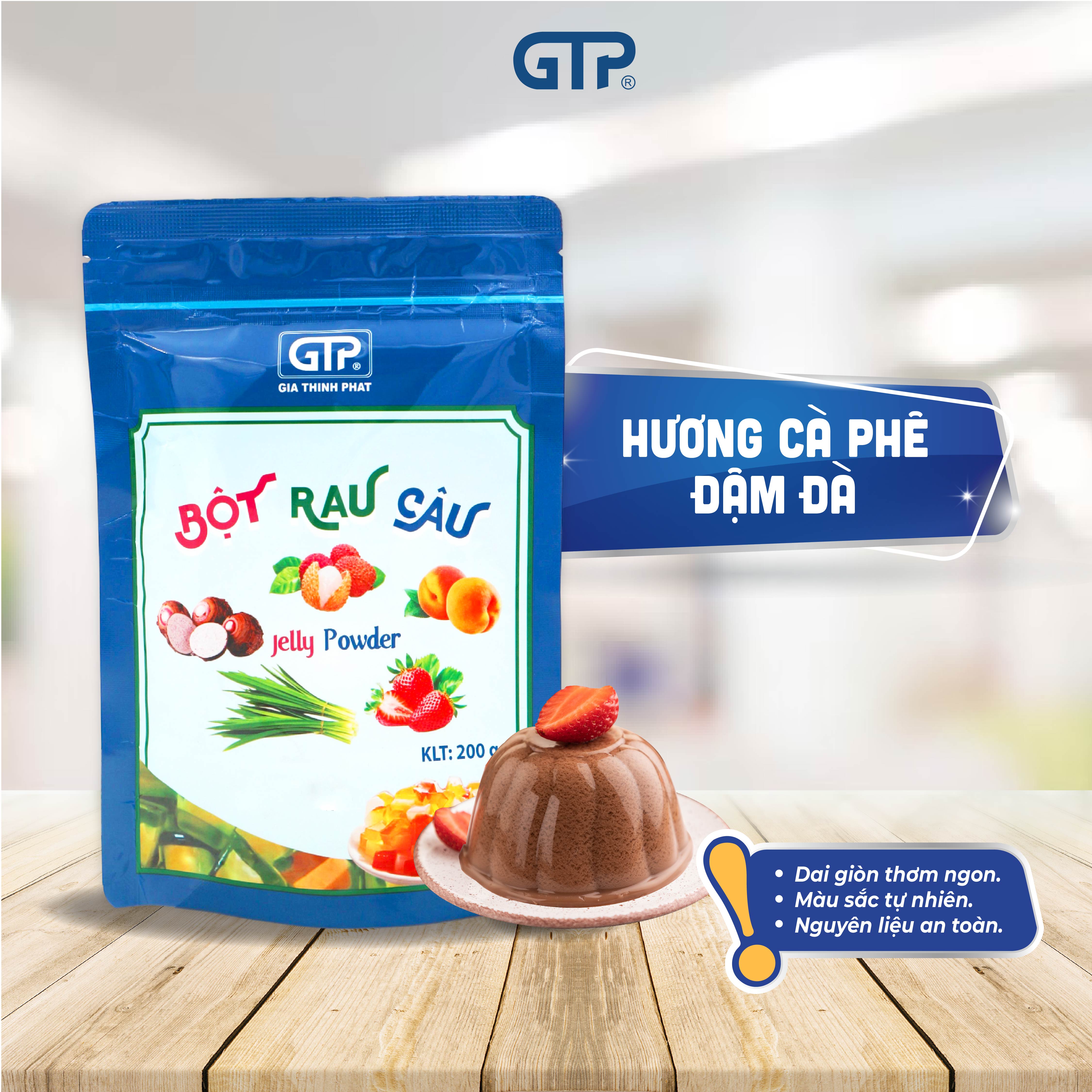 Bột Rau Câu Cà Phê GTP (200g/gói)