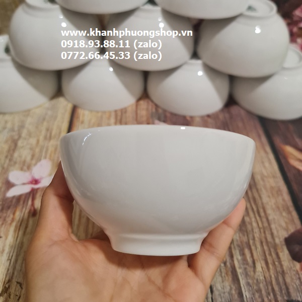 bộ 10 chén cơm sứ Minh Long 12cm - chén cơm sứ minh long 12cm