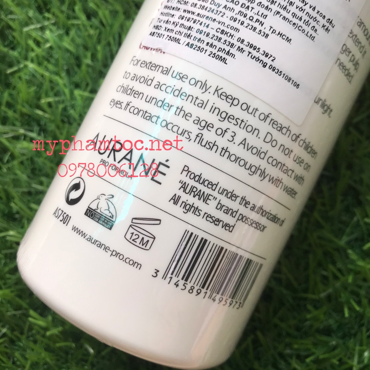 [CHÍNH HÃNG_BÁN SỈ] DẦU GỘI PHỤC HỒI TÓC HƯ TỔN AURANE PROTEIN 750ML