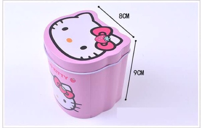 Hộp Chun Buộc Tóc Kitty 2000 Chun Cho Bé