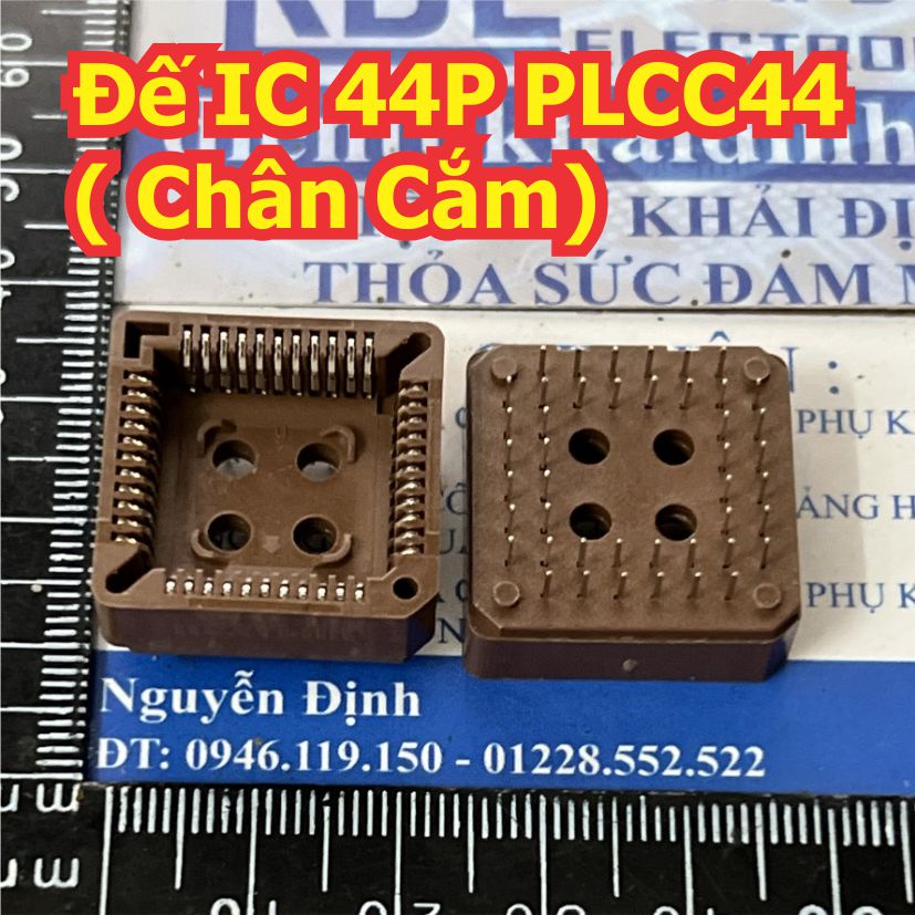 3 cái đế gắn ic 44p plcc44 kde1617