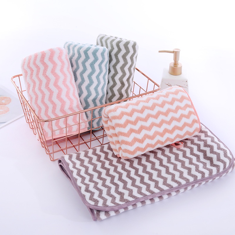 Khăn mặt lông mịn xuất Hàn 30 x 50cm siêu thấm nước