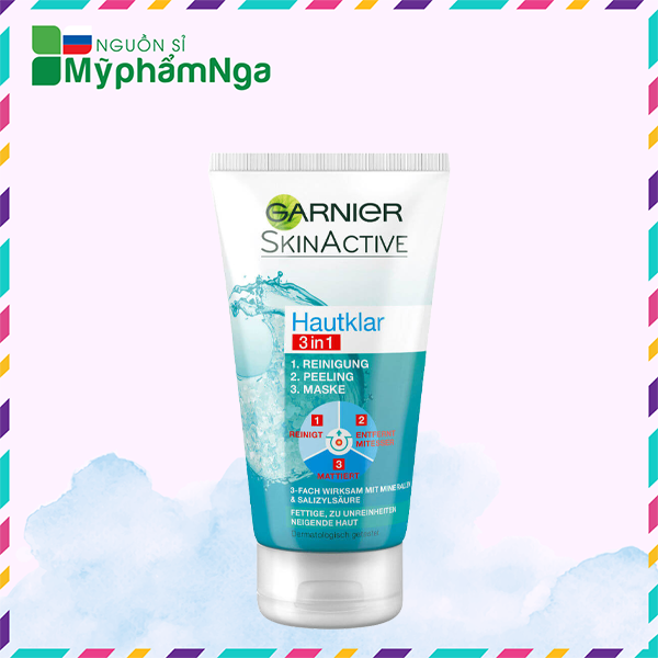 Sữa rửa mặt Garnier 3in1