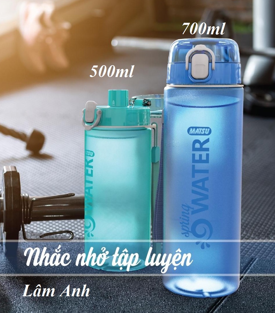 Bình Nước Thể Thao SPORT 500ML Nhựa PP An Toàn Cho Sức Khỏe