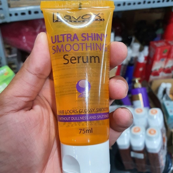 [75ml] Serum huyết thanh dưỡng bóng tóc Lavox Ultra Shiny smoothing nuôi dưỡng tóc khô xơ, xoăn cứng chẻ chẻ ngọn nhập khẩu
