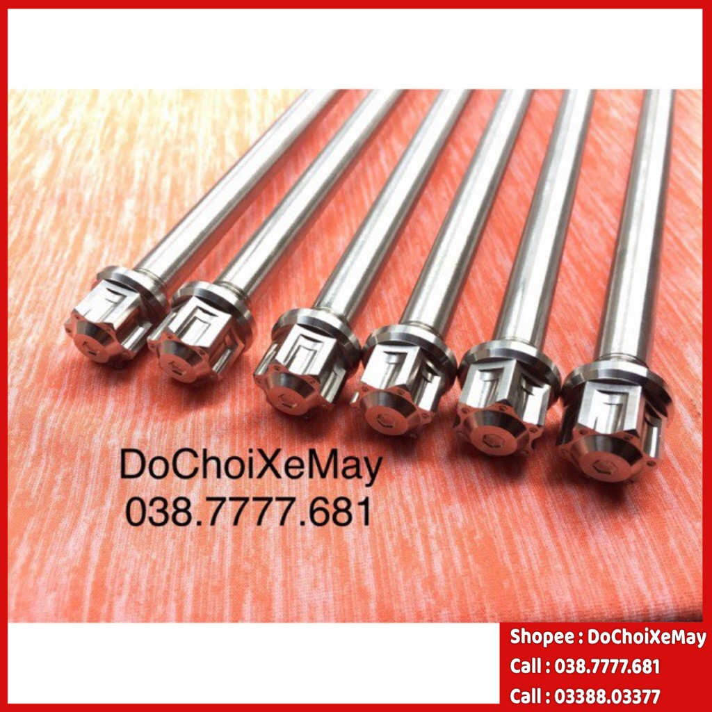 Cốt bánh sau salaya full tán inox 304 cho mọi loại xe honda yamaha - wave a rs fu neo