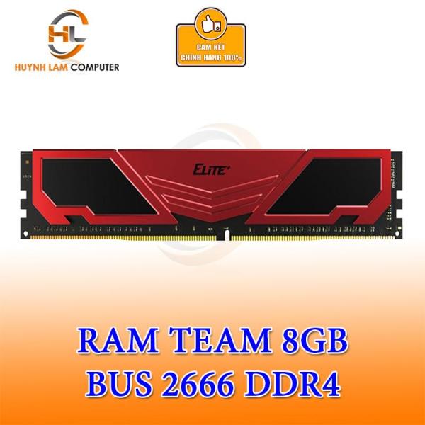 Ram 8GB Team Elite DDR4 2666MHZ Tản Đỏ NWH Phân phối