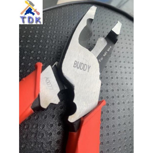 Kìm cắt dây điện bấm cos 9"/225mm cao cấp A0077 BUDDY