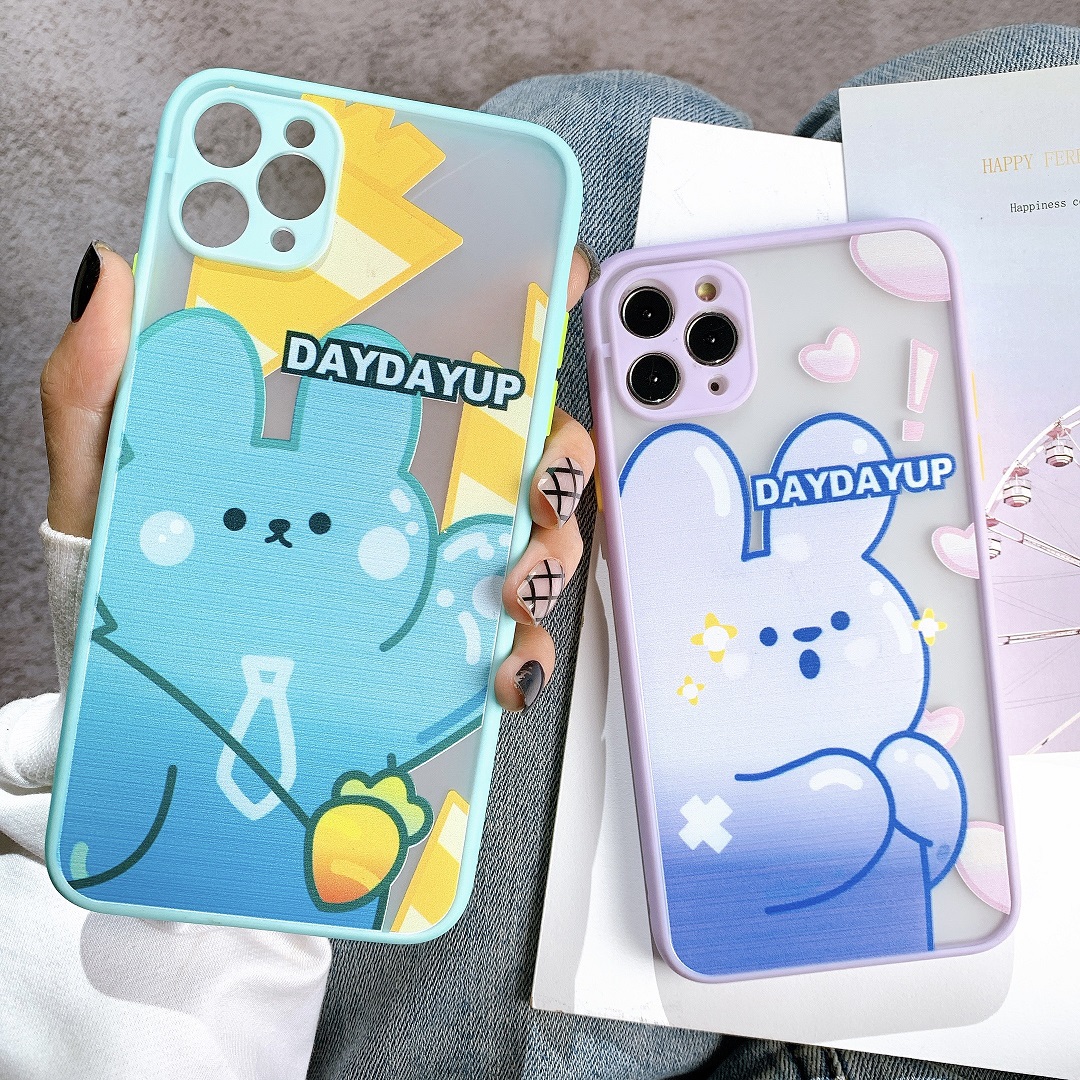 Ốp Lưng Nhám Chống Sock, Va Đập Bảo Vệ Camera Rabbit Daydayup