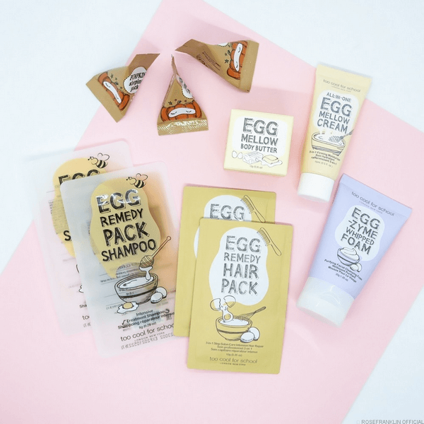 Sample Too Cool Egg Remedy Shampoo Pack 10g
