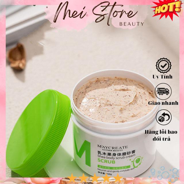 [GIẢM 5% ĐƠN 129K][HCM]Tẩy Tế Bào Chết Bơ Maycreate Gather Beauty 250g