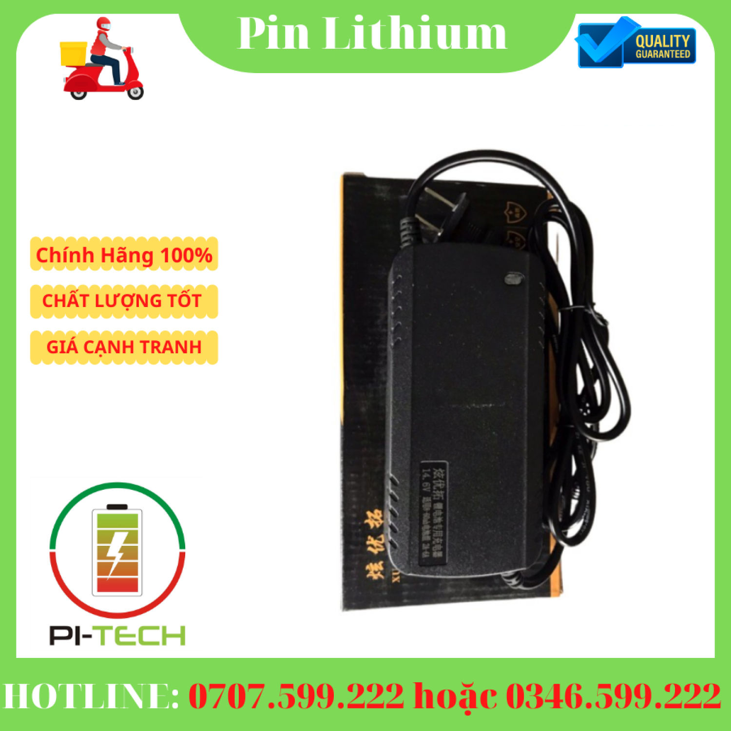 Sạc pin lithium 14,6v-5a loại tốt