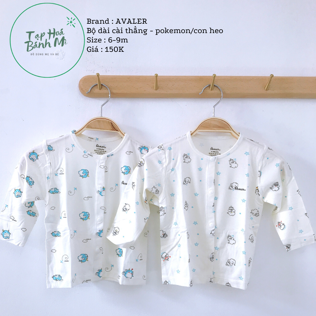 Bộ dài Avaler cho bé size 6-9m
