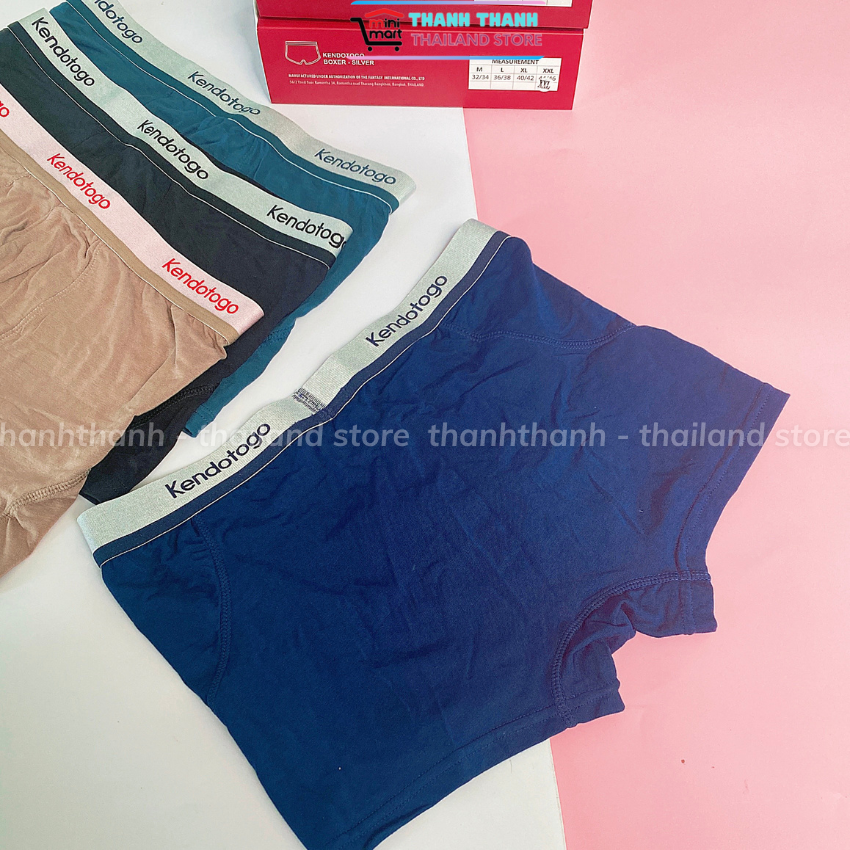 Quần Sịp Nam Kendo Silver Thái Lan, Chất coton mềm, co giản 4 chiều