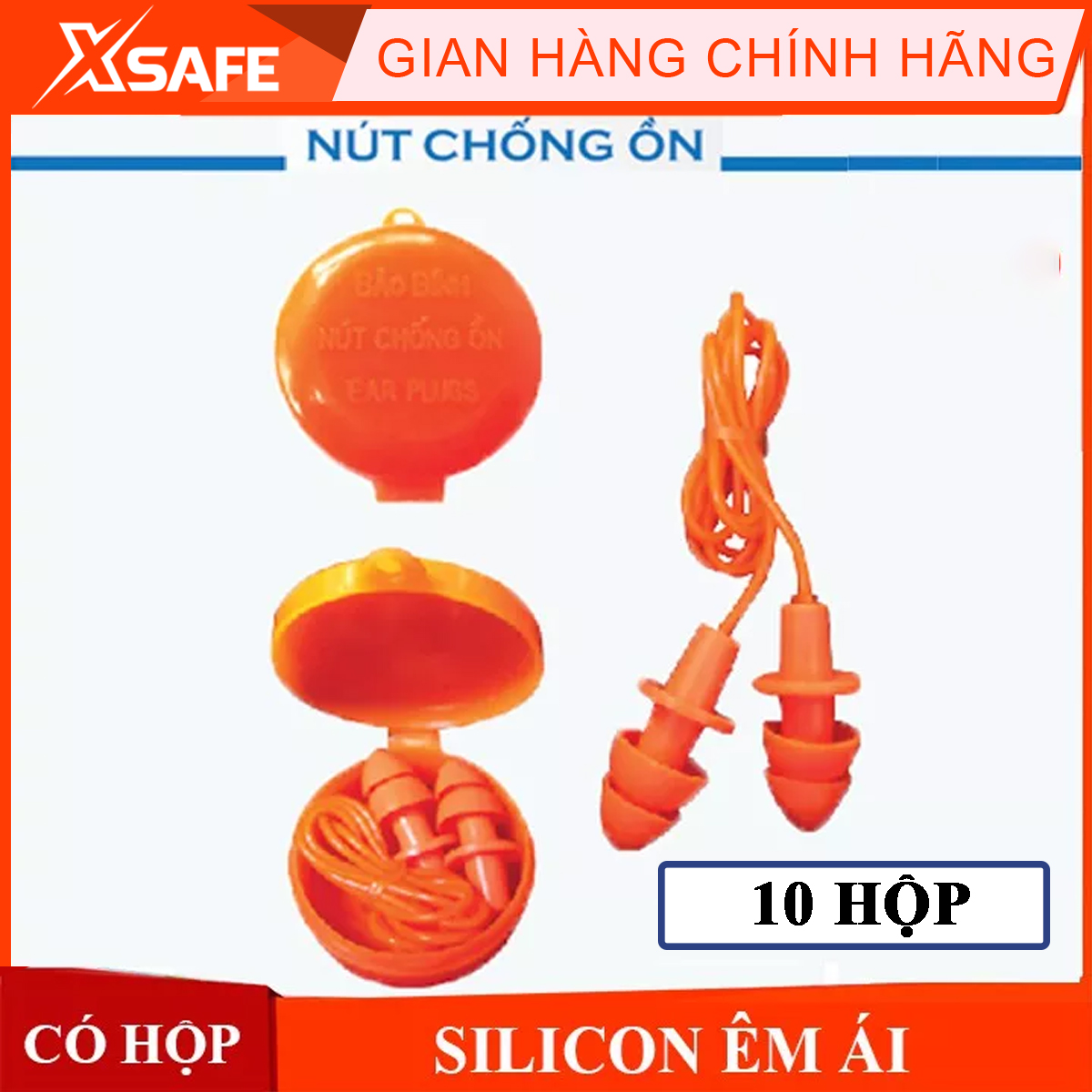 Set 10 box earplugs anti-noise earplugs 2 floor Vietnam, the ability to filter noise small 25 dB, sucking smoothness and large size, light weight environment use metal factory, printing factory, factory paper… [xsafe]