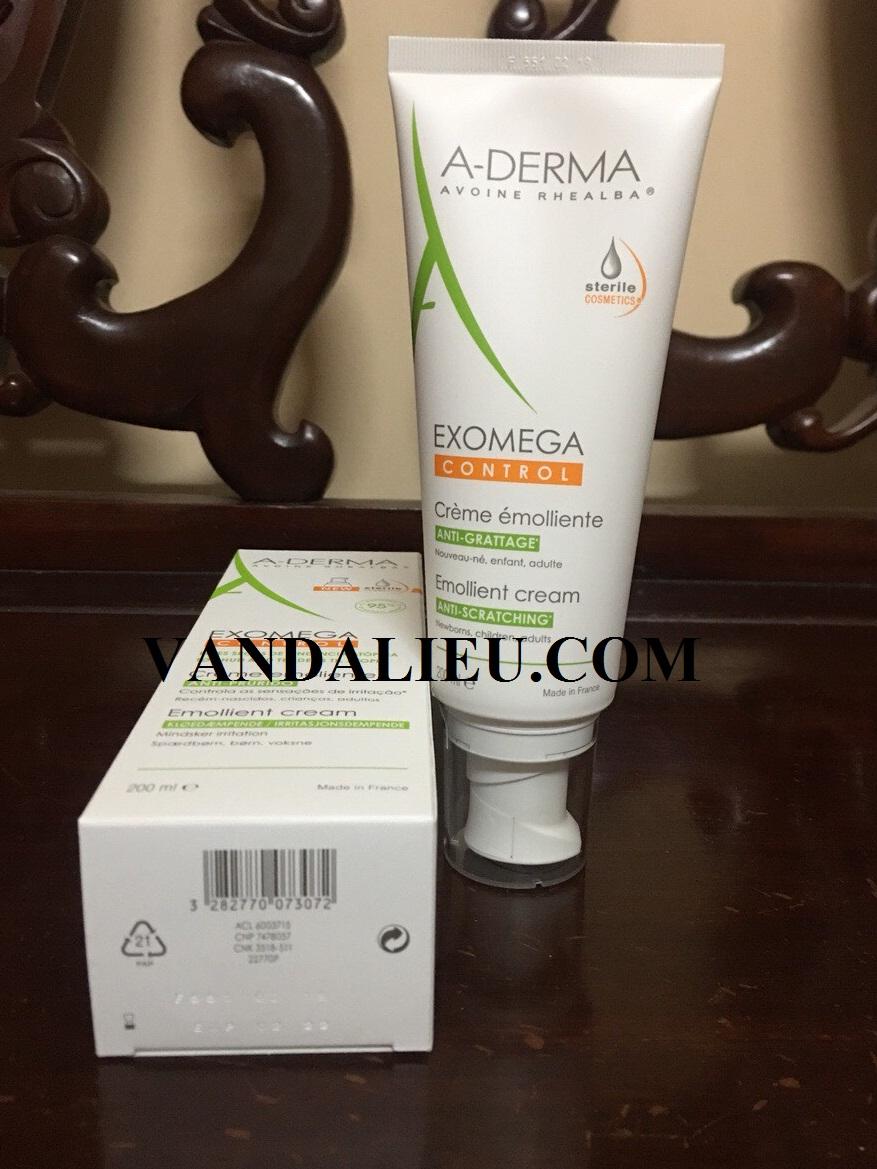 A-DERMA EXOMEGA CONTROL EMOLLIENTE CREAME 200ML