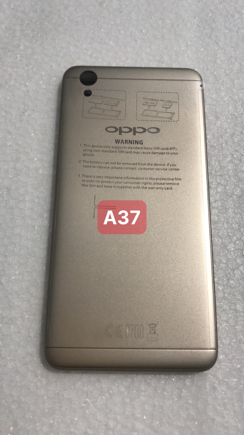 bộ xương vỏ A37 -OPPO