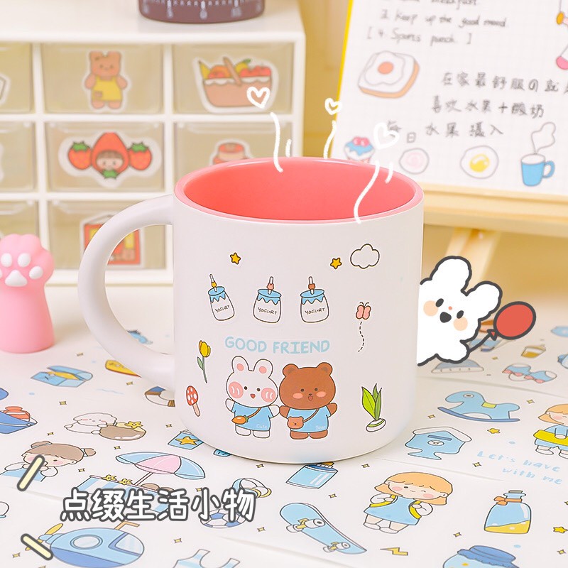 SET 2 TẤM STICKER dán trang trí xinh xắn