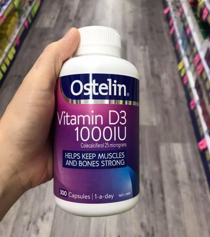 Ostelin Vitamin D3 1000IU - 300 viên