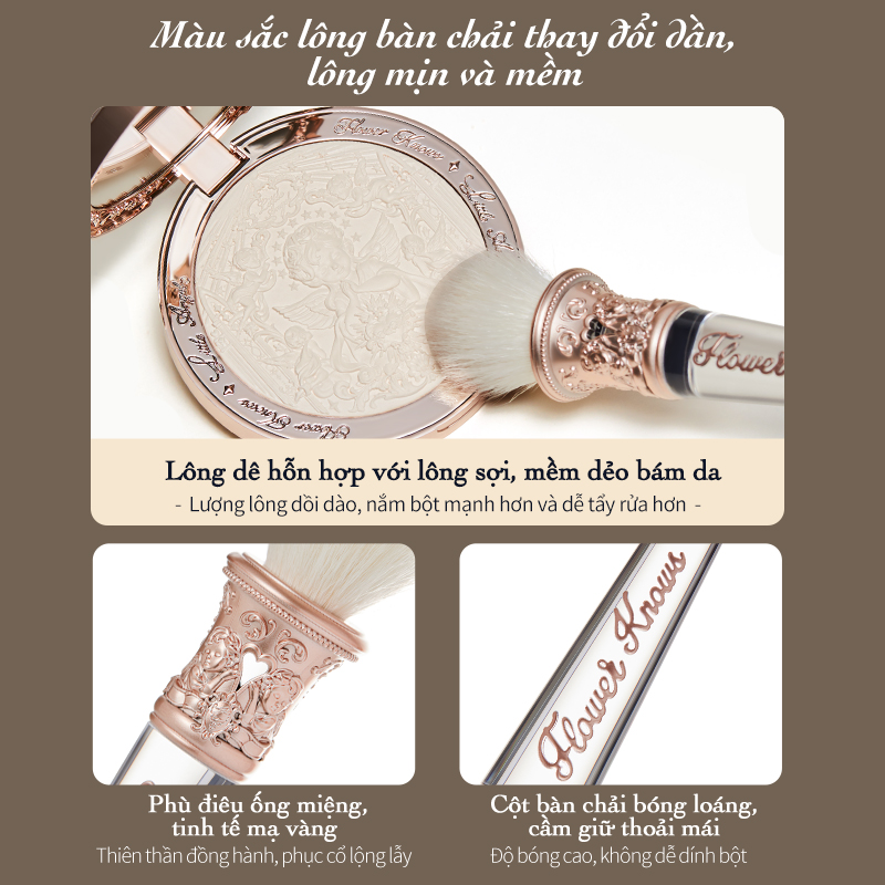 Flower Knows Little Angel Collection Blush Brush