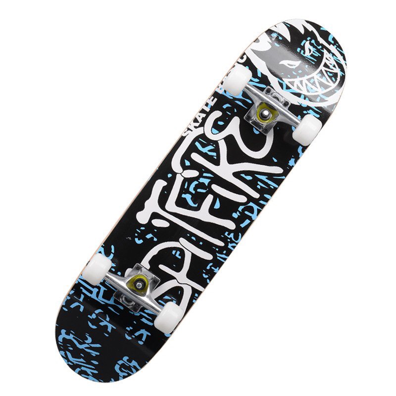 Ván Trượt Thể Thao Skateboard Mặt Nhám Cao Cấp (Khung hợp kim  + bánh cao su cao cấp)