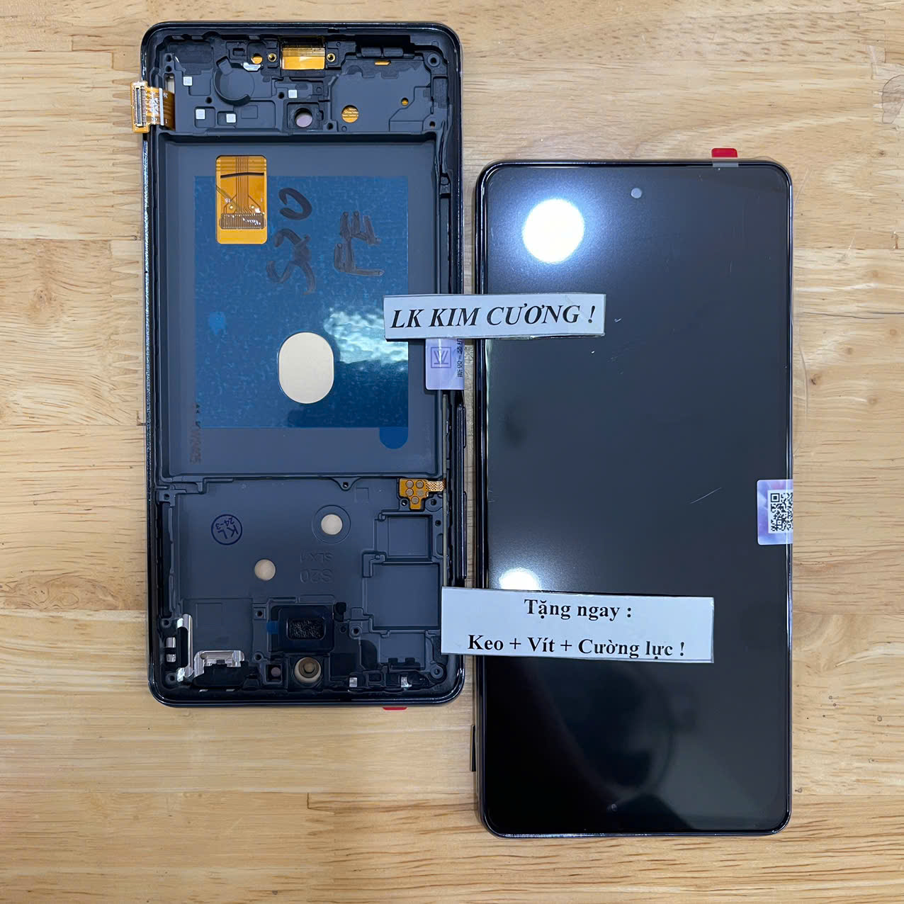 Màn hình tương thích samsung S20 FE - OLED liền khung (2ic)