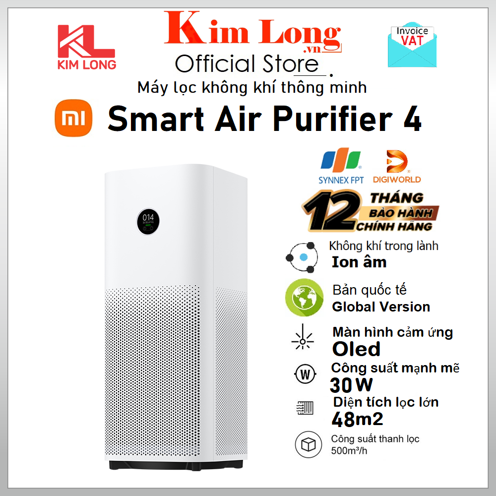 Xiaomi smart air purifier 4 pro / 4 / 4 lite / 4 compact eu edition-intl