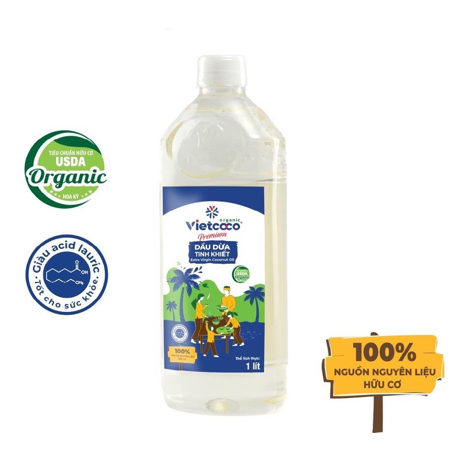 Dầu Dừa Organic VIETCOCO - 250 Ml