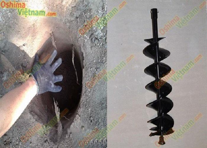 [HCM]Mũi khoan đất đôi 150mm