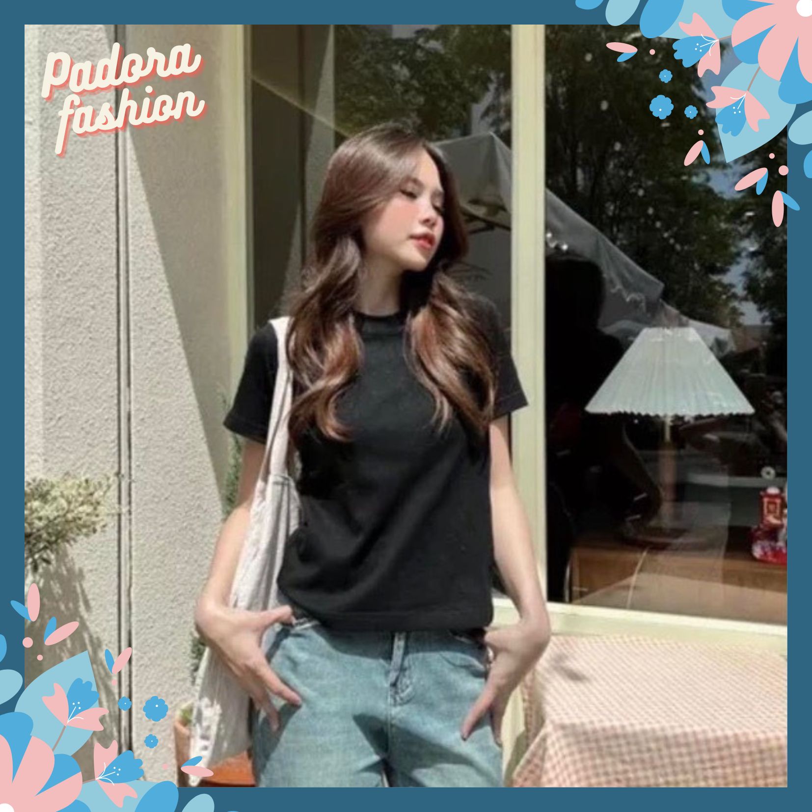 Áo babytee thun trơn áo cotton tay zap lăng nữ Padora-A6