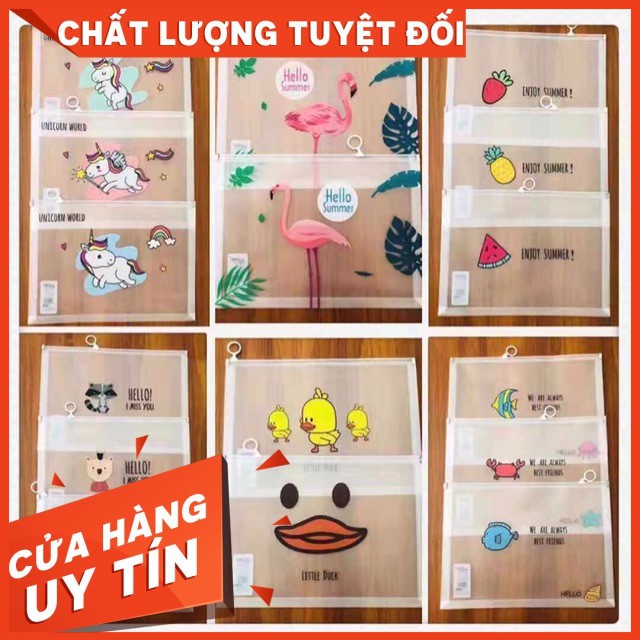 Túi đựng giấy kiểm tra khoá zip