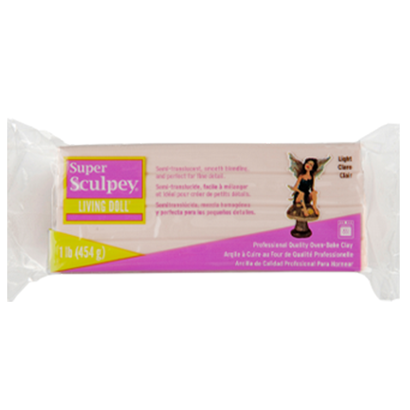 Đất sét nung polymer Super Sculpey nặn mô hình, nhân vật, keycap 454g