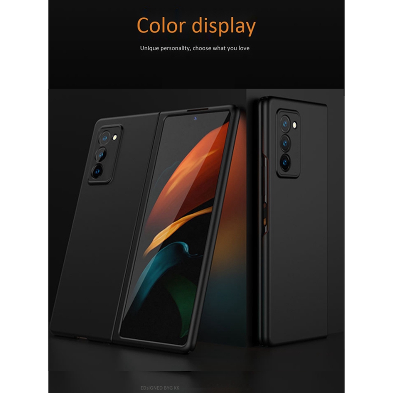 Thin Case for Samsung Galaxy Z Fold 2 5G Case Matte Hard Plastic Slim Phone Case Full Protective Back Cover
