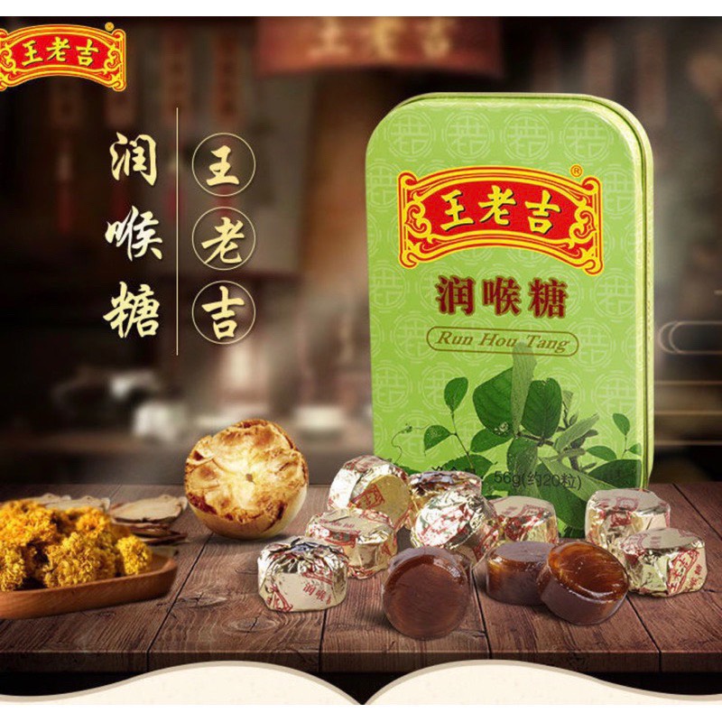 Kẹo ngậm ho, giảm đau họng, tiêu đờm nguyên liệu thảo dược tự nhiên hàng nội địa trung