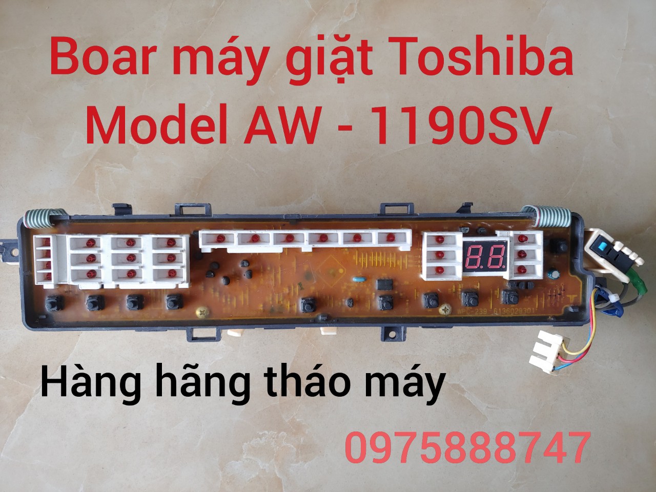 board khiển máy giặt Toshiba AW - 1190SV