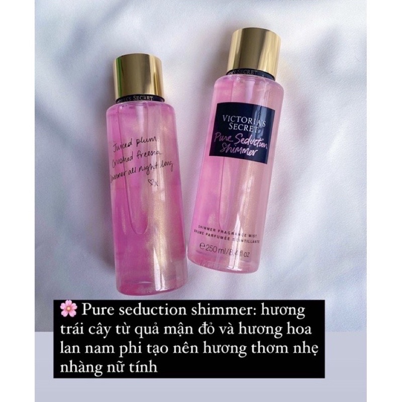 Xịt Toàn Thân Body Mist Nhũ Victoria