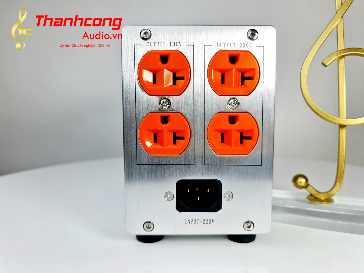 ( Ảnh Thật + KM). Biến áp cách ly AUDIO 220V/100V - COWKING PS500.