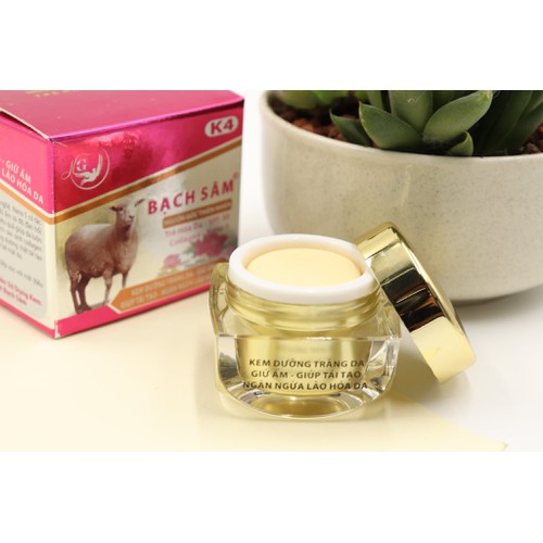 Kem dưỡng trắng-giữ ẩm-tái tạo ngăn ngừa lão hóa bạch sâm 18g