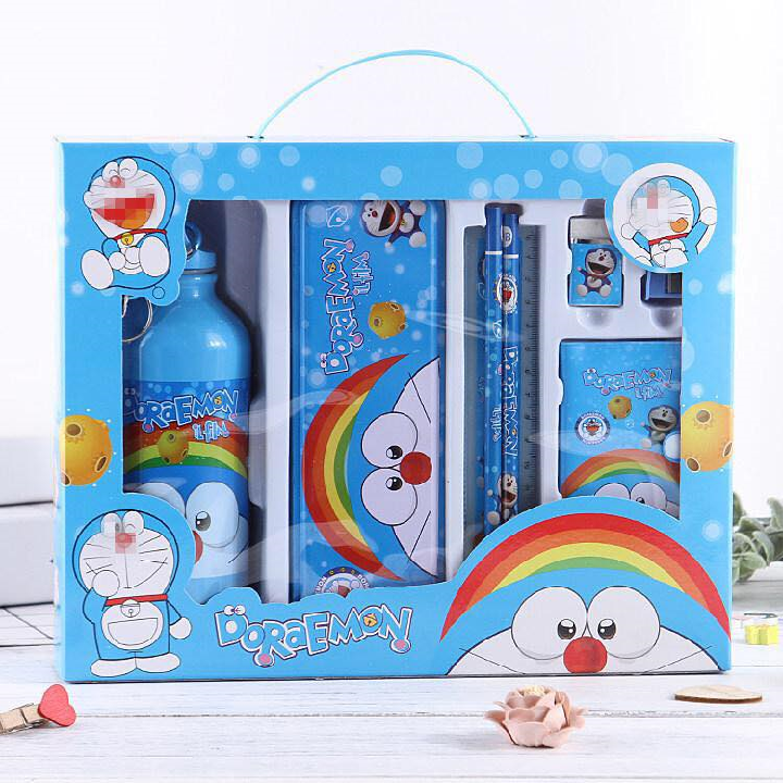 Hộp Dụng Cụ Học Tập 8 Món Cho Bé  Dễ Thương  - BDDHT08