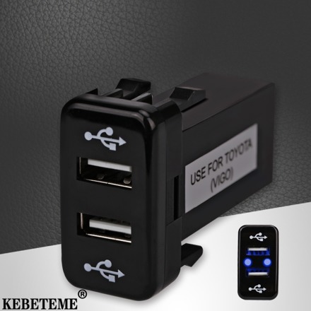 Sạc nhanh chia 2 USB gắn cổng chờ xe hơi