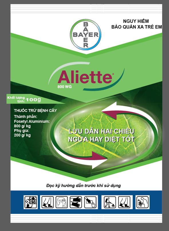 Aliette 800WG - Diseases caused by bacteria