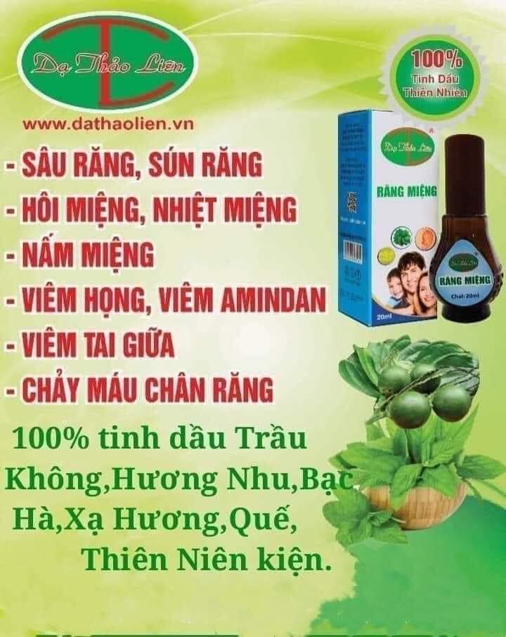 Tinh dầu răng miệng Dạ Thảo Liên chuẩn công ty
