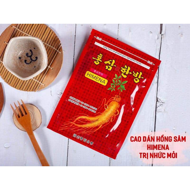 Cao Dán Hồng Sâm Hàn Quốc, Túi 20 Miếng