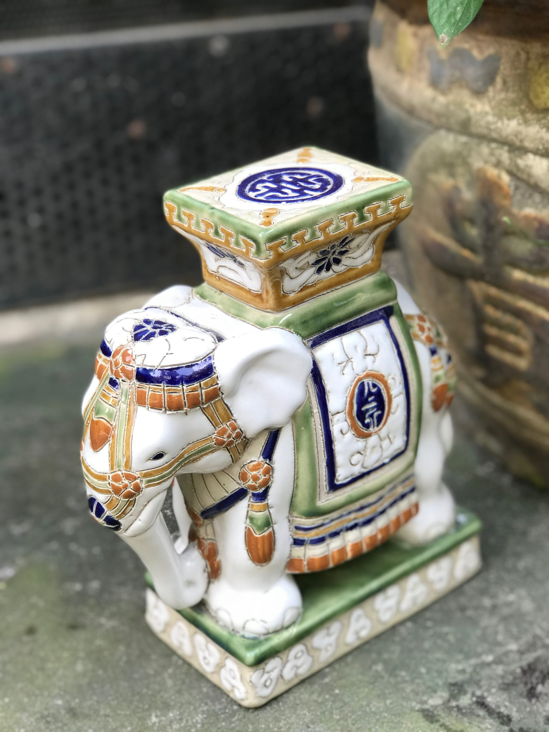 Đôn voi mini gốm sứ Nam Bộ (850k/1con)
