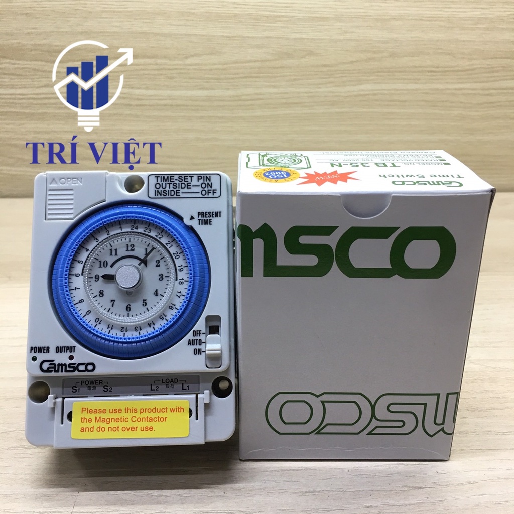 Công Tắc Hẹn Giờ Cơ Rơle Timer Camsco Model TB35N
