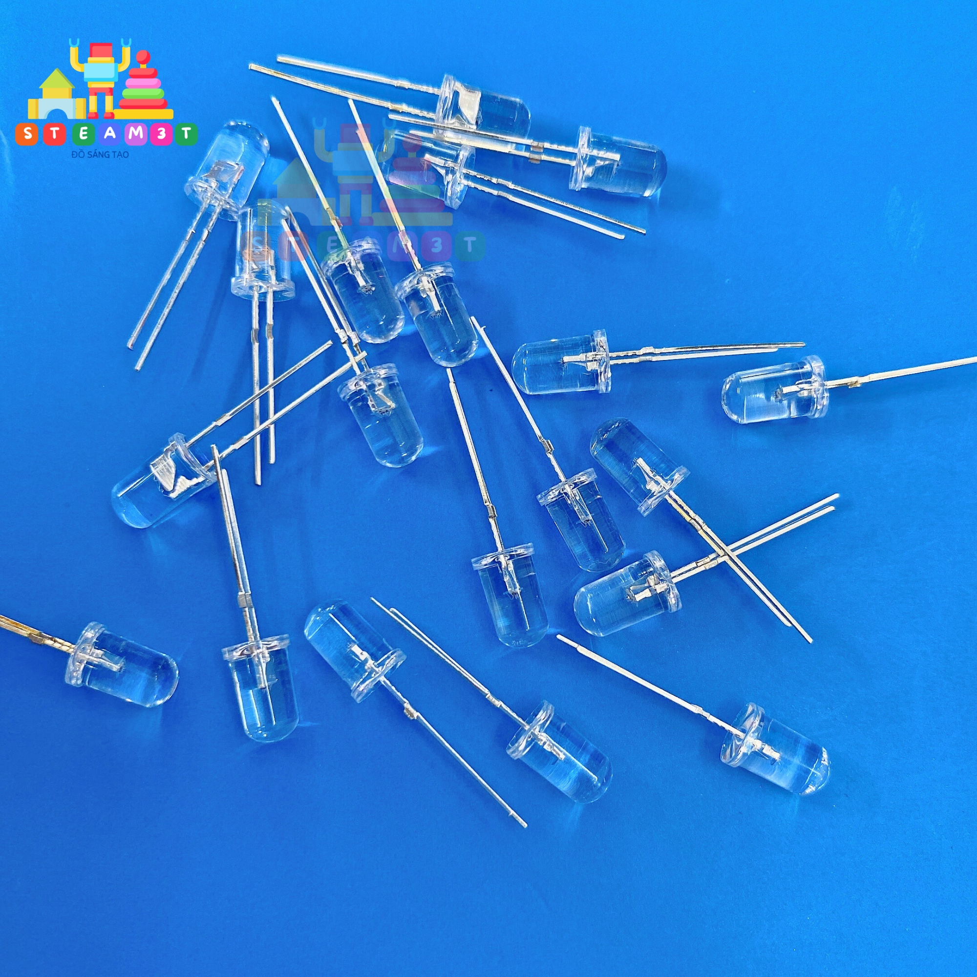 LED 7 màu 5MM NHẤP NHÁY 2 CHÂN - LK0579
