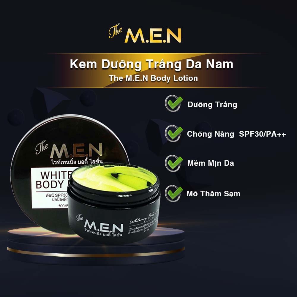 [HCM]Combo Kem dưỡng trắng da Lotion và sữa tắm cho nam The MEN Thái Lan