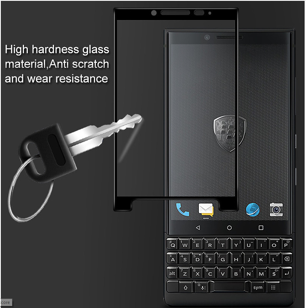 [HCM]Dán Cường Lực Blackberry Key2 Full Màn Hình