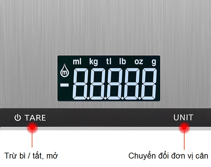 Cân điện tử nhà bếp 10kg/1g CX-518