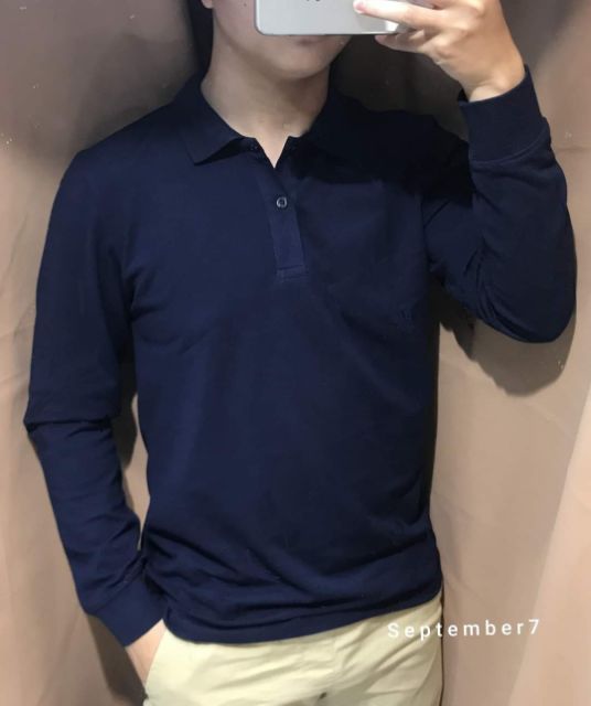 Áo dài tay polo Cotton mịn màng - September7th